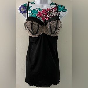 Maidenform Black Baby Doll Lingerie